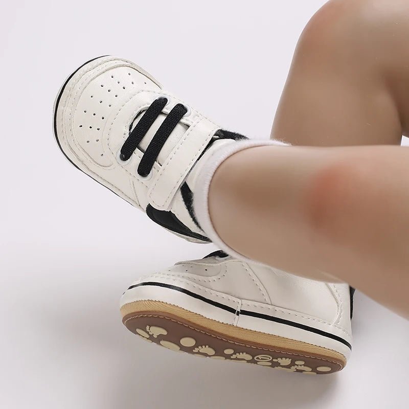 0 - 18M Fashion Classic Boys and Girls' Shoes Spring and Autumn Rubber Sole Anti slip Casual Sports Shoes First Walking Shoe - VigDeals