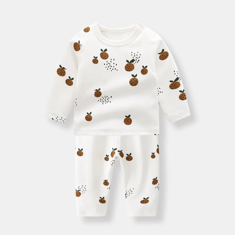 0 - 3T Newborn Kid Baby Boys Girls Clothes Set Long Sleeve Cotton Top and Pant Suit Pj Set Cute Sweet Sleepwear Pajamas Set Outfit - VigDeals