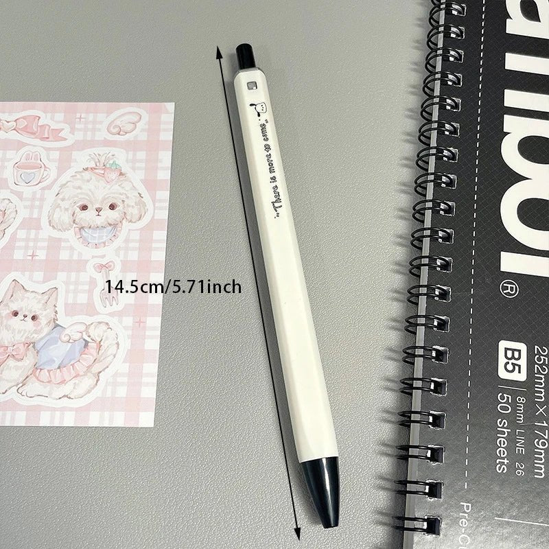 0.5mm Tip To Press The Neutral Pen Square Replaceable Refill Student School Supplies Stationery Homework Toys Girls Gift - VigDeals