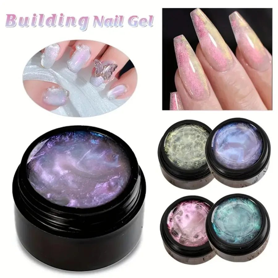 1 pcs Nail art solid gel pinch gel Aurora lridescent Non - Stick Hand Nail Extension Set - Carving Gel, Sculpture Gel, Hard Gel - VigDeals