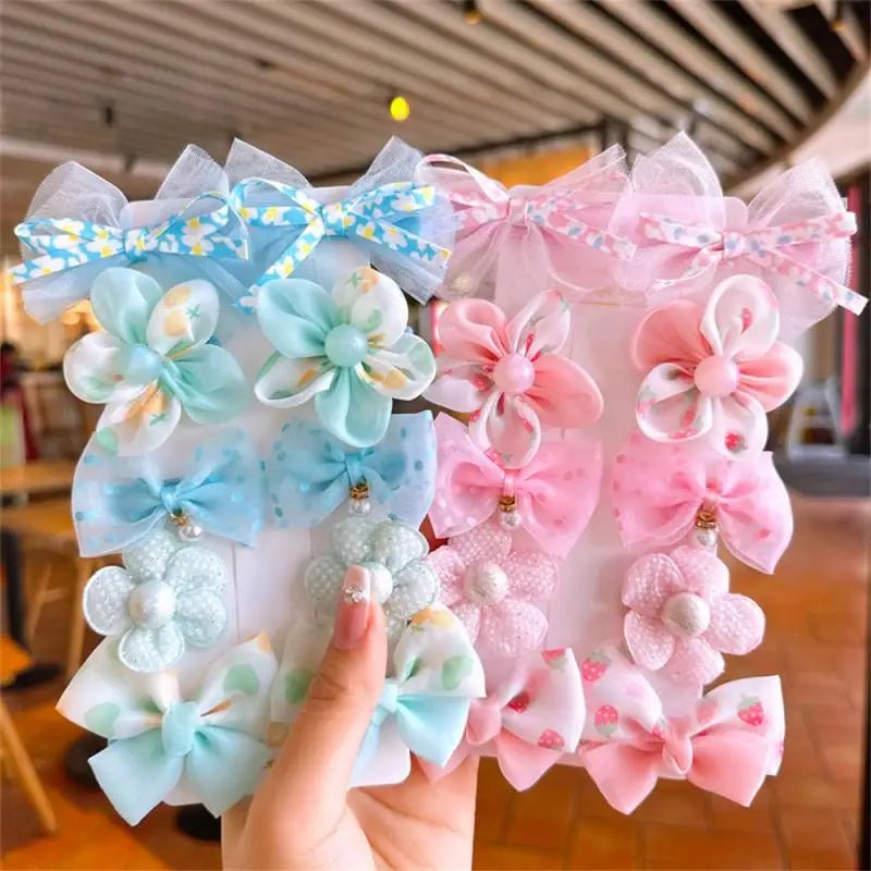 1 Set Hair Band Flower Colorful Cute Cartoon Hair Rope Party Children Hair Ties Headdress Headwear Hair Accessories - VigDeals