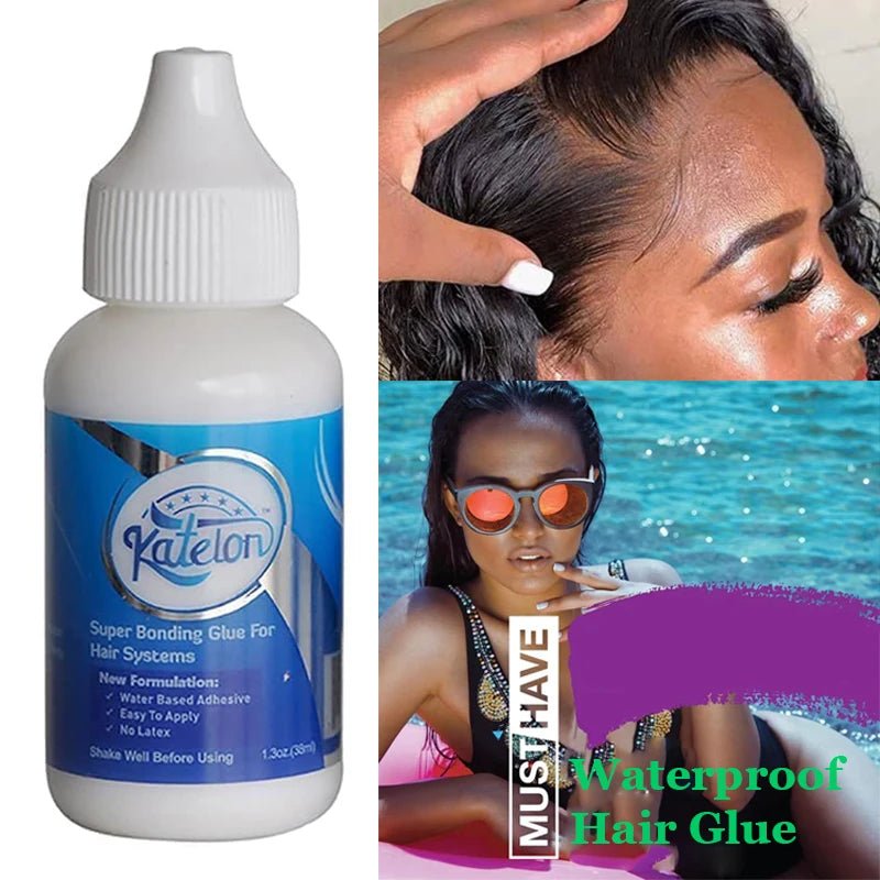 1.3Oz Invisible Wig Bonding Glue For Hair Systems 38ml Hair Replacement Adhesive Strong Hold Lace Wig Glue White Liquid Glue 1Pc - VigDeals